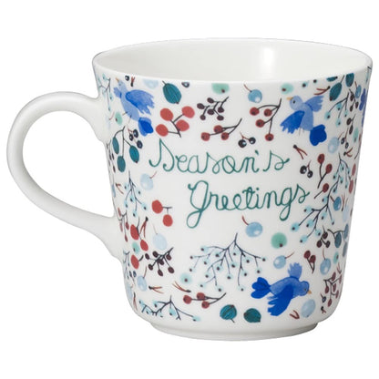 NARUMI Mug Anna Emilia Seasons Greetings 340cc Winter Scenery Cute Stylish Larger Size Gift Microwave Safe Dishwasher Safe Comes with Gift Box 51943-2923P