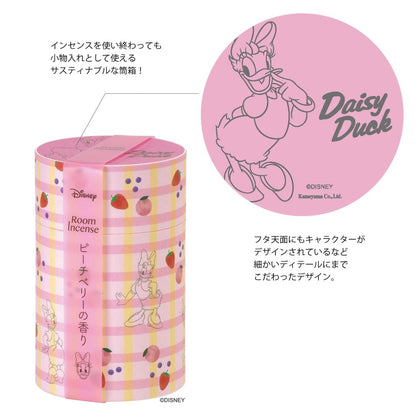 Kameyama Disney Room Incense Daisy Duck Peach Berry Fragrance, approximately 90g, about 320 sticks of incense.