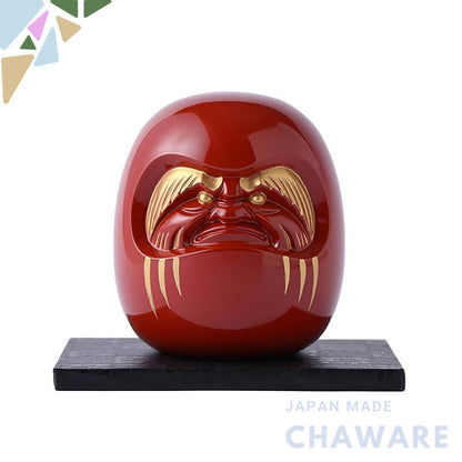 Silver Elegance Hall Red Daruma _ Decorative Figure Daruma Enkaku Daishi Takaoka Copperware (Daruma RE)