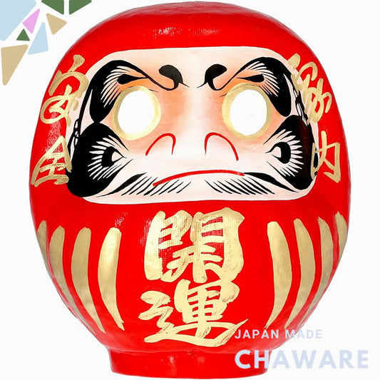 【Templar Prayer Completed】 Houshold Safety Takasaki Daruma Good Fortune Height: approximately 15 cm Red Family No Illnes