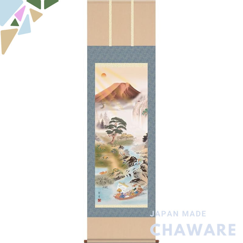 Hanging Scroll - Good Luck Painting Scroll / Yamamoto Shoen (Shaku-go) 1D5-009 For Tokonoma, Japanese-style Room, Evil P