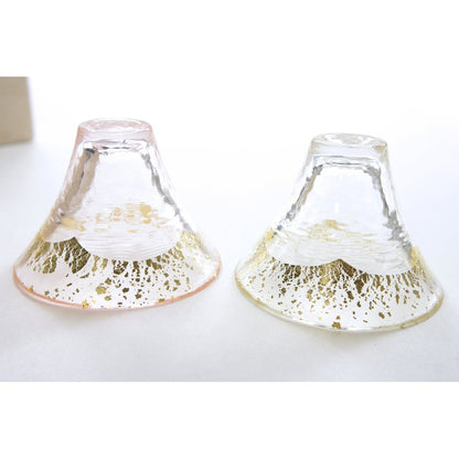 【made in japan】
Toyo Sasaki Glass Cold Sake Glass Set, Shofuku Cup, Mt. Fuji Cold Sake Cups, Made in Japan, Pink & Clear, 65ml, 2 pieces G636-T73, Size / Diameter 7.6cm × Height 5.3cm, Maximum Diameter 7.6cm.