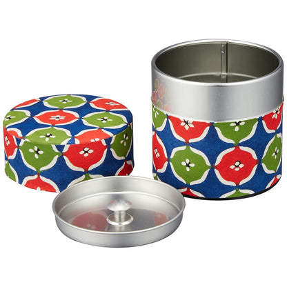 Yamako Tea Canister Haikarasan S Flower Pattern 87586