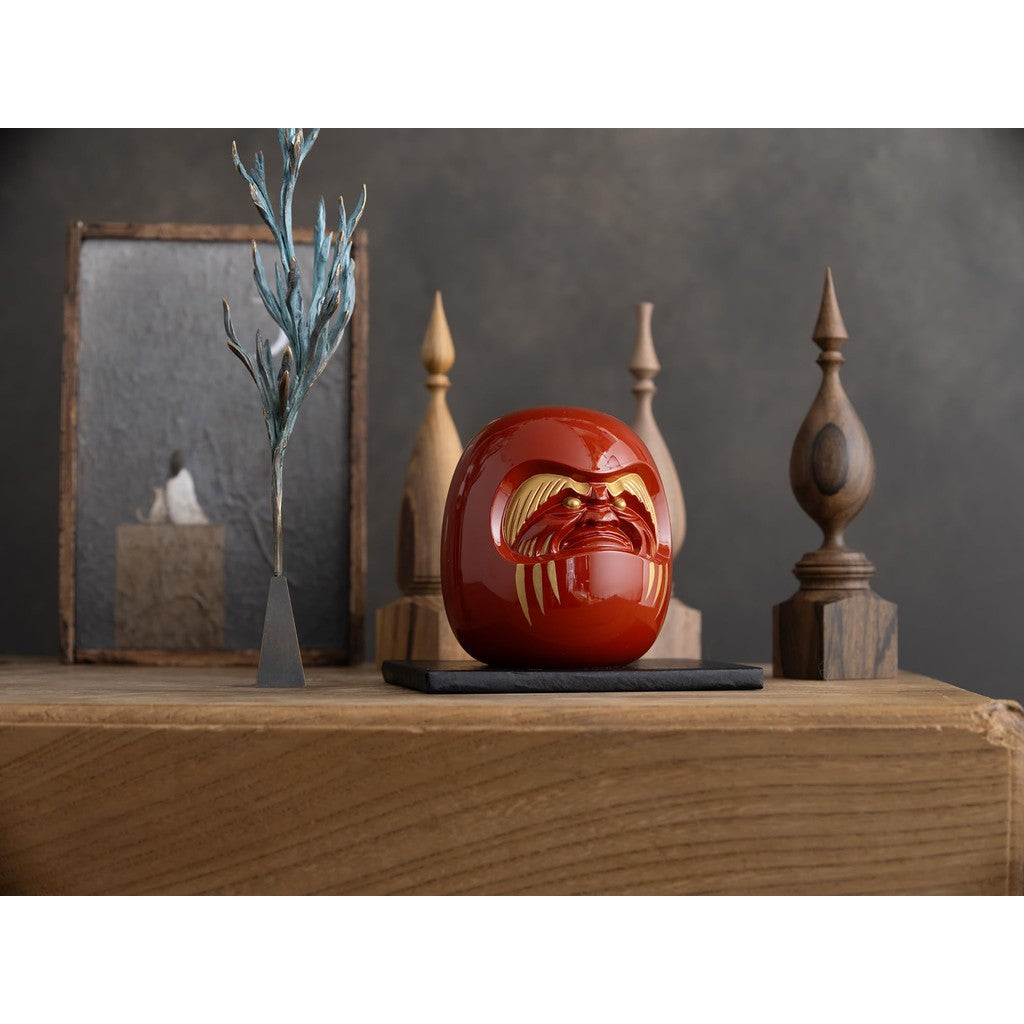 Silver Elegance Hall Red Daruma _ Decorative Figure Daruma Enkaku Daishi Takaoka Copperware (Daruma RE)