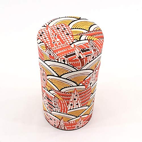 Yamako Modern Seigaiha Tea Canister - Haikara-san L Size 88093