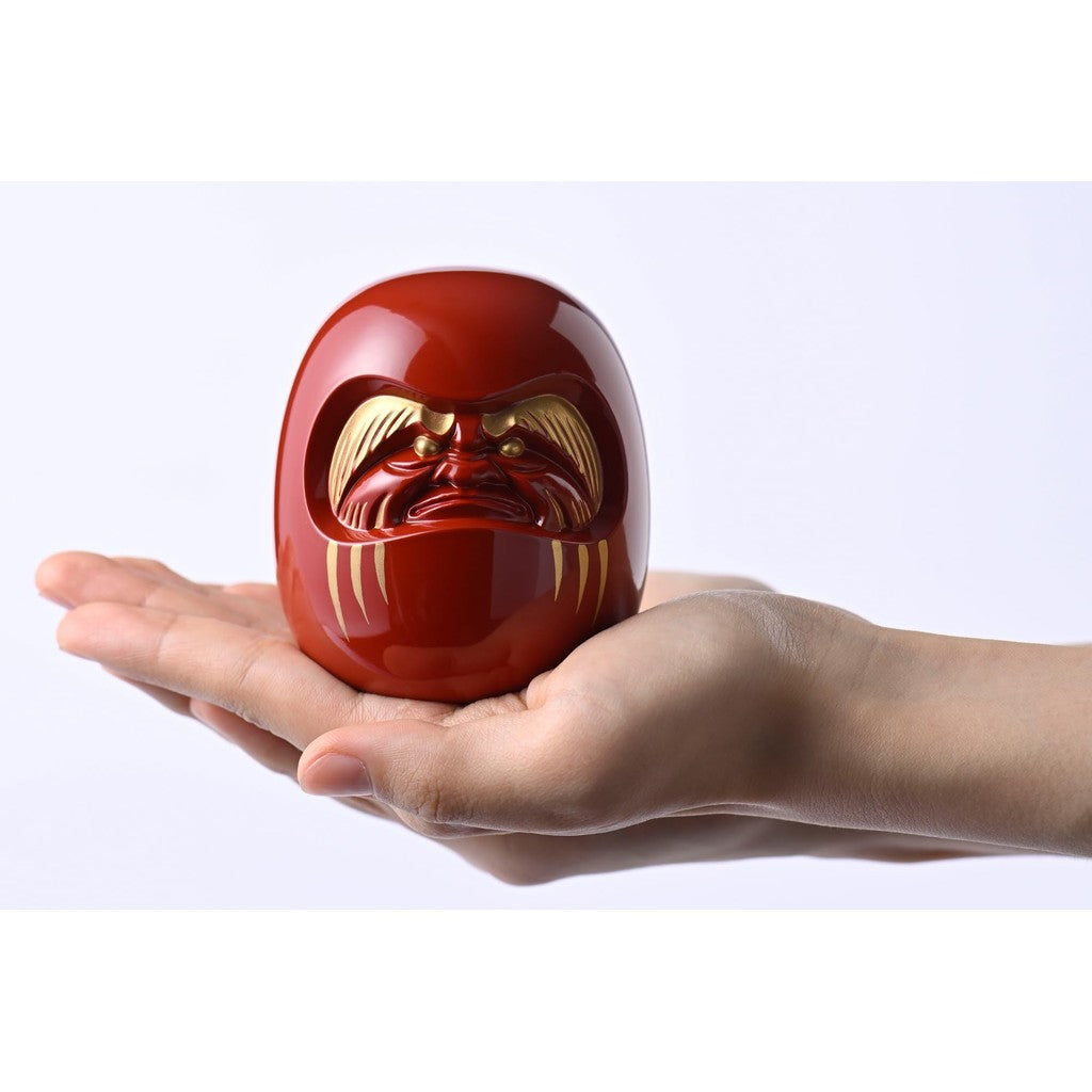 Silver Elegance Hall Red Daruma _ Decorative Figure Daruma Enkaku Daishi Takaoka Copperware (Daruma RE)