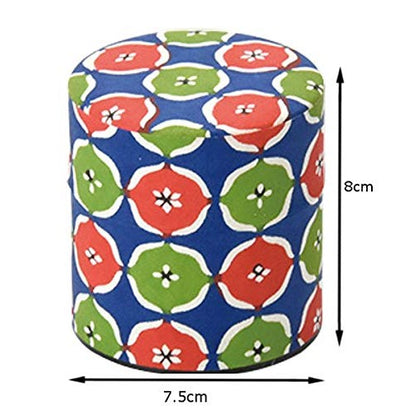 Yamako Tea Canister Haikarasan S Flower Pattern 87586