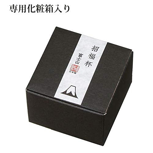 [Made in Japan] Toyo Sasaki Glass Lucky Cup Mt. Fuji Gold Cherry Blossom (Capacity: 65ml)