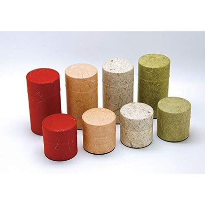 Tin Tea Canister (Pokkann) L 200g Red (81329)