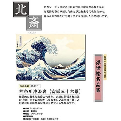 Hanging Scroll - Under the Wave off Kanagawa (Thirty-six Views of Mount Fuji) / Katsushika Hokusai (Ukiyo-e) G2-092