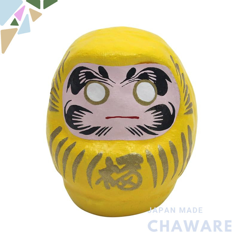 Japanese-made Lucky Welcoming Daruma Doll Red (Total Length: 5.8 cm)