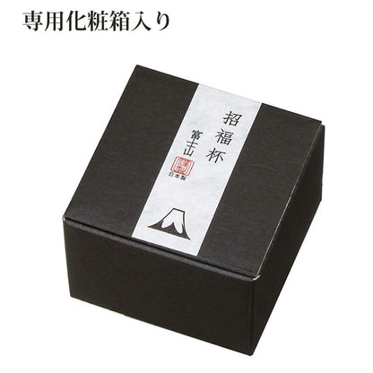 【Made in Japan】Toyo-Sasaki Glass Lucky Cup Mount Fuji Gold Transparent (Capacity: 65ml)