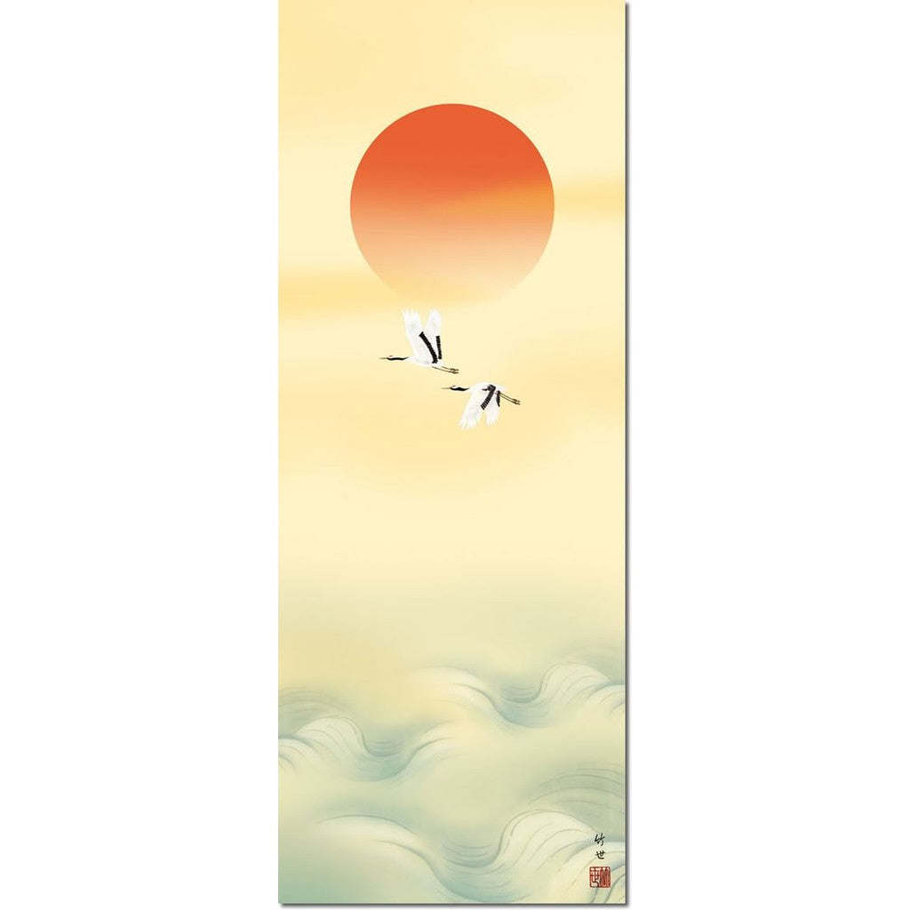 New Year's Hanging Scroll - Rising Sun / Takeyo Tamura (3-Shaku) 1MC3-027, Tokonoma, Japanese-style room, New Year, Celebration, Hanging Scroll, Modern, Stylish, Interior, Mounting, Wall Decoration, Sun.