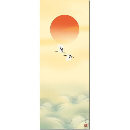 New Year's Hanging Scroll - Rising Sun / Takeyo Tamura (3-Shaku) 1MC3-027, Tokonoma, Japanese-style room, New Year, Celebration, Hanging Scroll, Modern, Stylish, Interior, Mounting, Wall Decoration, Sun.