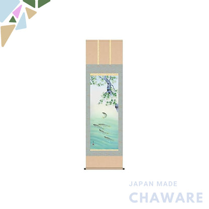 Hanging Scroll by Koju Nagasaki - Four Seasons of Flowers and Birds (Summer / Single Width) (Flower and Bird Painting / 