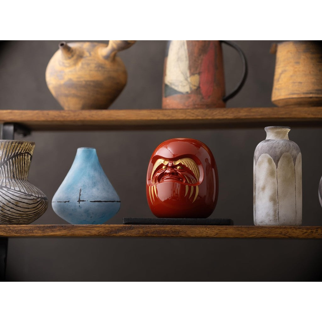 Silver Elegance Hall Red Daruma _ Decorative Figure Daruma Enkaku Daishi Takaoka Copperware (Daruma RE)