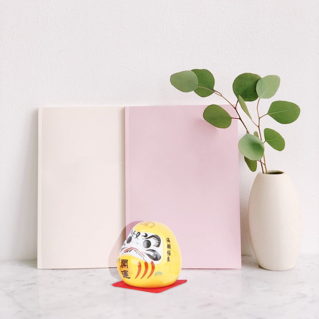 LALAFINA Daruma Figurine - Daruma Doll Souvenir Objeto de Decoración - Interior Decor - Car Decoration - Stylish Gift for Foreigners - Good Luck Charm - New Year Decoration - Ceramic - Japanese Traditional Craft - Set of 5