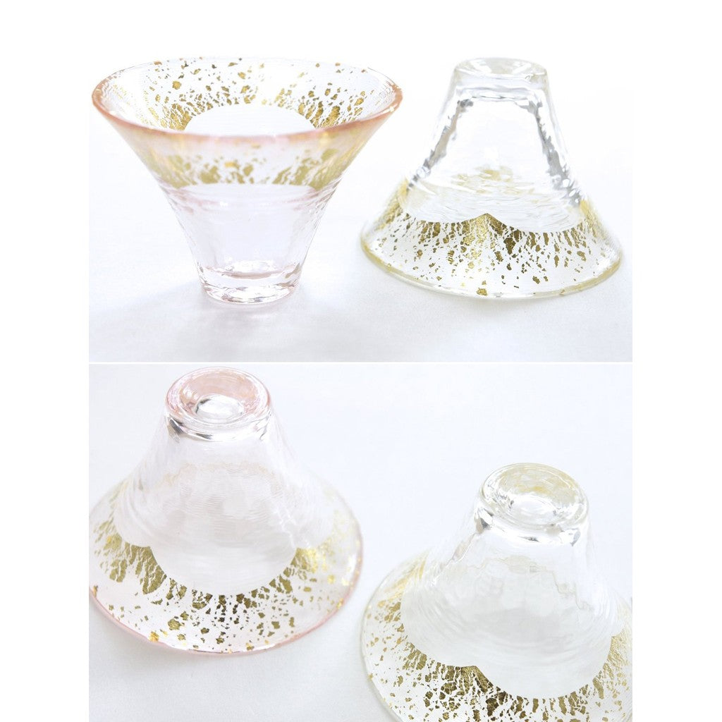 【made in japan】
Toyo Sasaki Glass Cold Sake Glass Set, Shofuku Cup, Mt. Fuji Cold Sake Cups, Made in Japan, Pink & Clear, 65ml, 2 pieces G636-T73, Size / Diameter 7.6cm × Height 5.3cm, Maximum Diameter 7.6cm.
