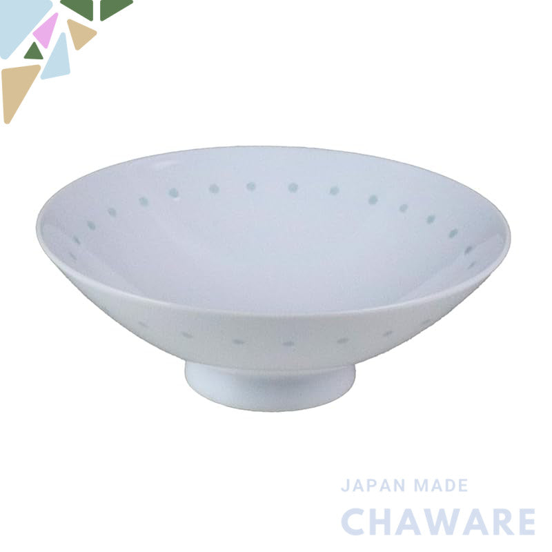 Hakusan Porcelain Flat Tea Bowl White (Approx.) φ15×5.3cm A-9 Designed by Masahiro Mori Hasami Ware Made in Japan