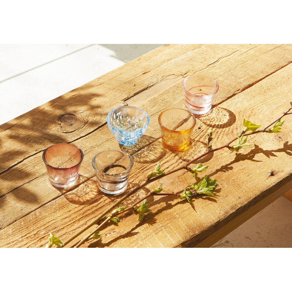 ADERIA Tsugaru Glass Sake Cup Hydrangea 85ml Made in Japan Gift Boxed Ochoko Guinom Glass for Sake Cold Sake Stylish Gift for Women Mother’s Day Father’s Day Couples Men Housewarming Wedding Greeting Visits Small Retirement Present Birthday Gift F49783