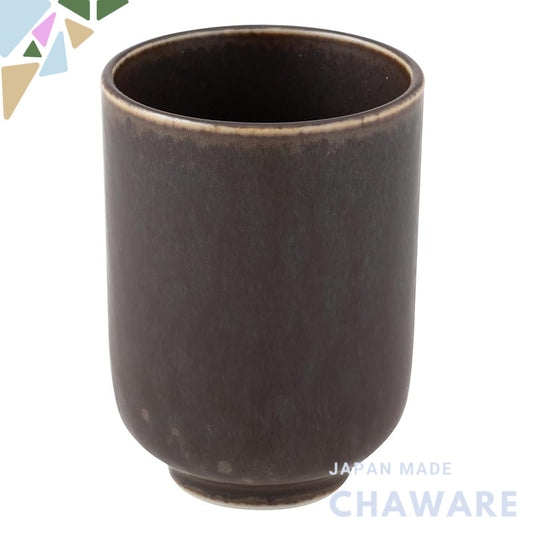 【made in japan】
TOKI1919 Karesansui Black Japanese Traditional Tea Cup 250ml, Diameter 6x9cm, Mino Ware Pottery, Microwa