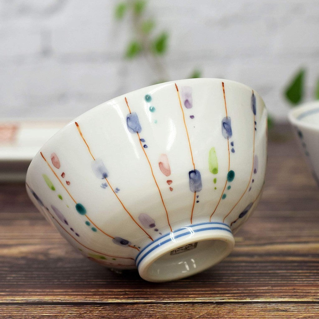【made in japan】
Stylish Pair of Rice Bowls by Wazakura - Kutani Ceramics, Premium Quality Japanese Tableware, Perfect Wedding Gift, Celebrating Special Occasions like Milestone Birthdays, Made in Japan