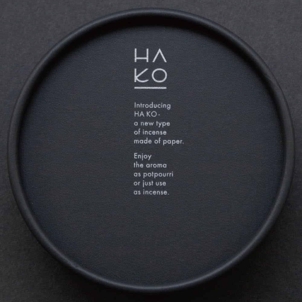 【made in japan】
HAKO Paper Incense - Black Leaf - 6 Sheets - Kunjyudo Japan - Aromatherapy Assortment