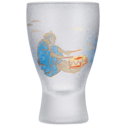 ADERIA Sake Glass Lucky Animals Monkey Masu Sake Glass 100ml [Premium Nippon Taste / Wooden Masu with Cup] Made in Japan Gift Boxed Birthday Gift Present 6786