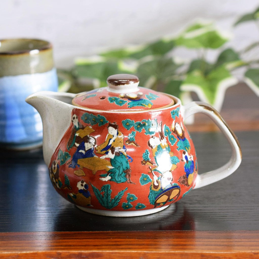 【made in japan】
Stylish Japanese Pottery Teapot with Strainer, Kutani Ware, Luxury Wooden Rice Design, Premium Tableware, Ideal Birthday Gift, Made in Japan.