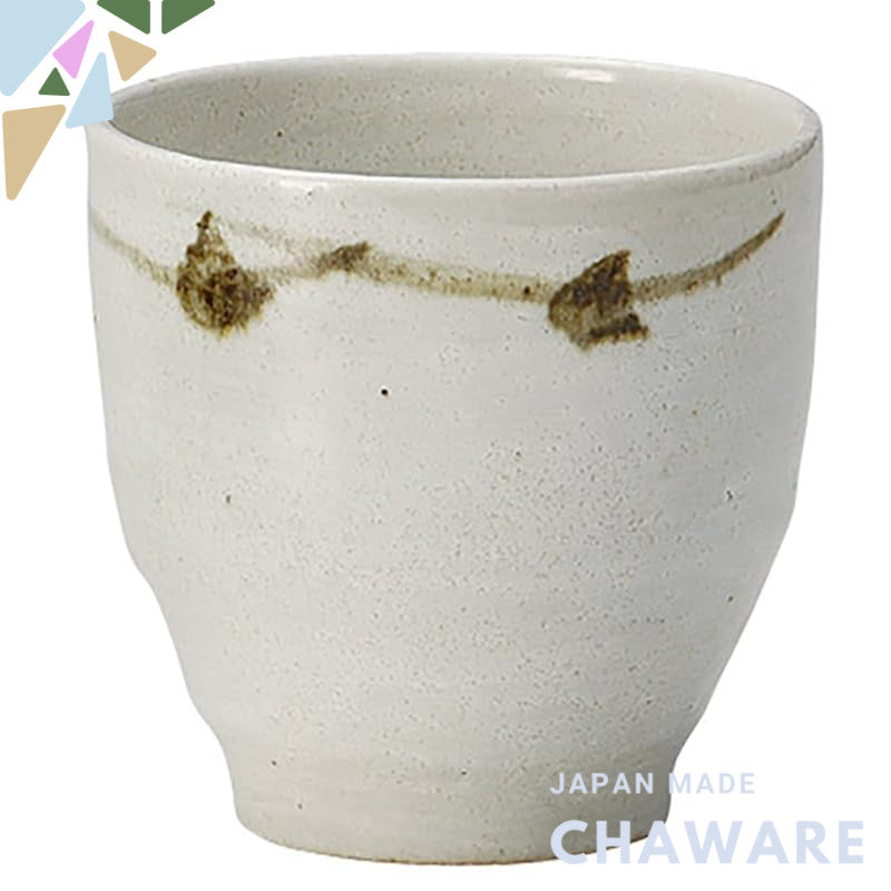 【made in japan】
Shigaraki Ware Hechimon Teacup with Vine Pattern – Japanese Traditional Pottery for Authentic Tea Experi