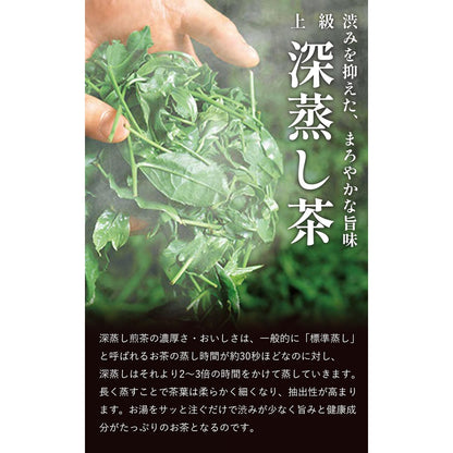 Premium Deep Steamed Green Tea from Uji, Kyoto (Various Sizes)