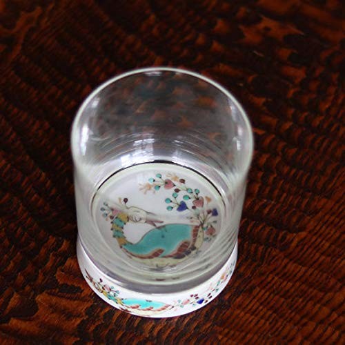 【made in japan】
Yamachika Tai Kutani Porcelain Rock Glass - Indian Peacock Design, Unique Japanese Craftsmanship for Elegant Drinking Experience. Perfect for Whisky and Cocktails.