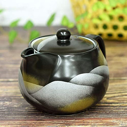 【made in japan】
Waza no Kura Stylish Teapot, Kutani Ware, Ceramic Pot with Strainer, Japanese Tableware, Beautiful Design, Authentic Japanese Craftsmanship, Perfect for Tea Lovers, Made in Japan