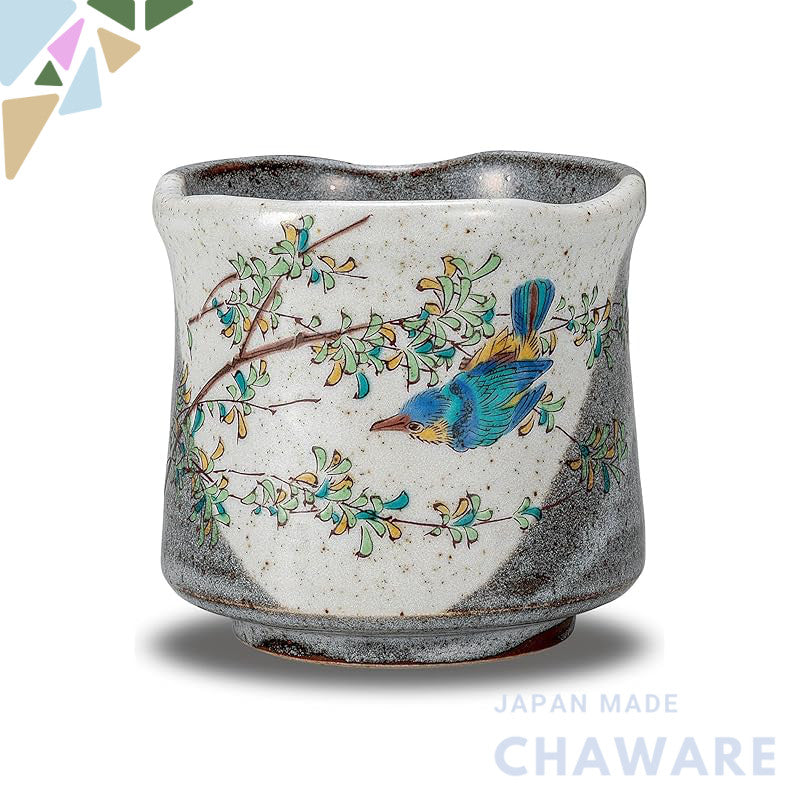 【made in japan】
Stylish Kutani Ware Large Ceramic Tea Cup by Waza no Kura – Perfect for Japanese Tea, Great for Gifts, B