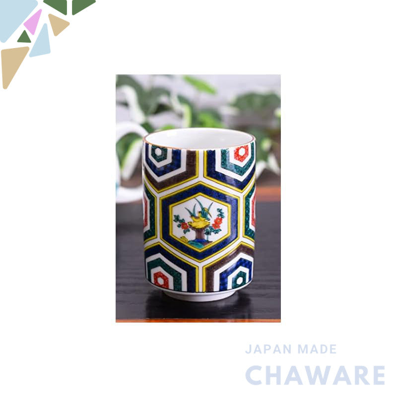 【made in japan】
Kura Collection Stylish Kutani Yaki High-Quality Tea Cup, Antique Kutani Ceramic, Japanese Tableware, Ma