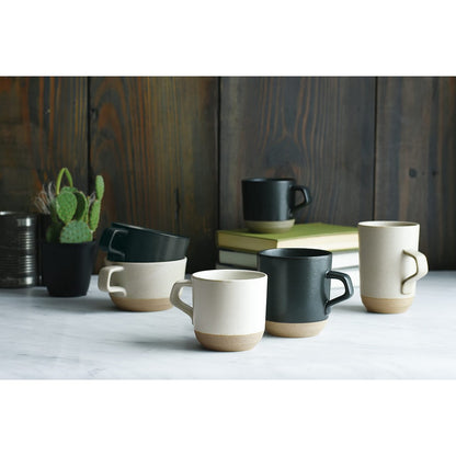 KINTO CLK-151 Large Mug 410ml Pink, Microwave and Dishwasher Safe, 29581