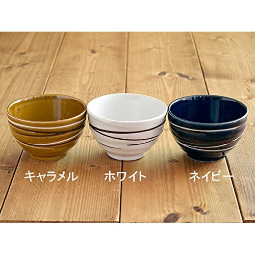 [made in japan]
Tableware East Spiral Rice Bowl - Minoruba Donburi, Tea Cup, Soup Bowl, Dish, Salad Bowl, Multi-functional Dining Set for Various Meals.