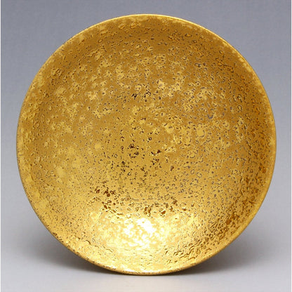 Arita Ware Taki Seiko Sake Cups - Gold & Silver Pattern, Various Sizes (Small & Medium), Japanese Made
