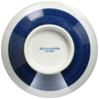 【made in japan】
Japanese Ceramic Rice Bowl Set - Hasami Yaki, Blue and White Design, 12cm Diameter, Perfect for Everyday Use