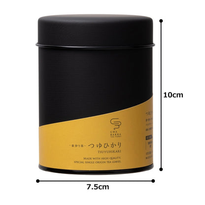 CHABAKKA TEA PARKS Tsuyuhikari Ushino Kamairi Tea 50g Leaf [Tea Can] - Premium Japanese Green Tea