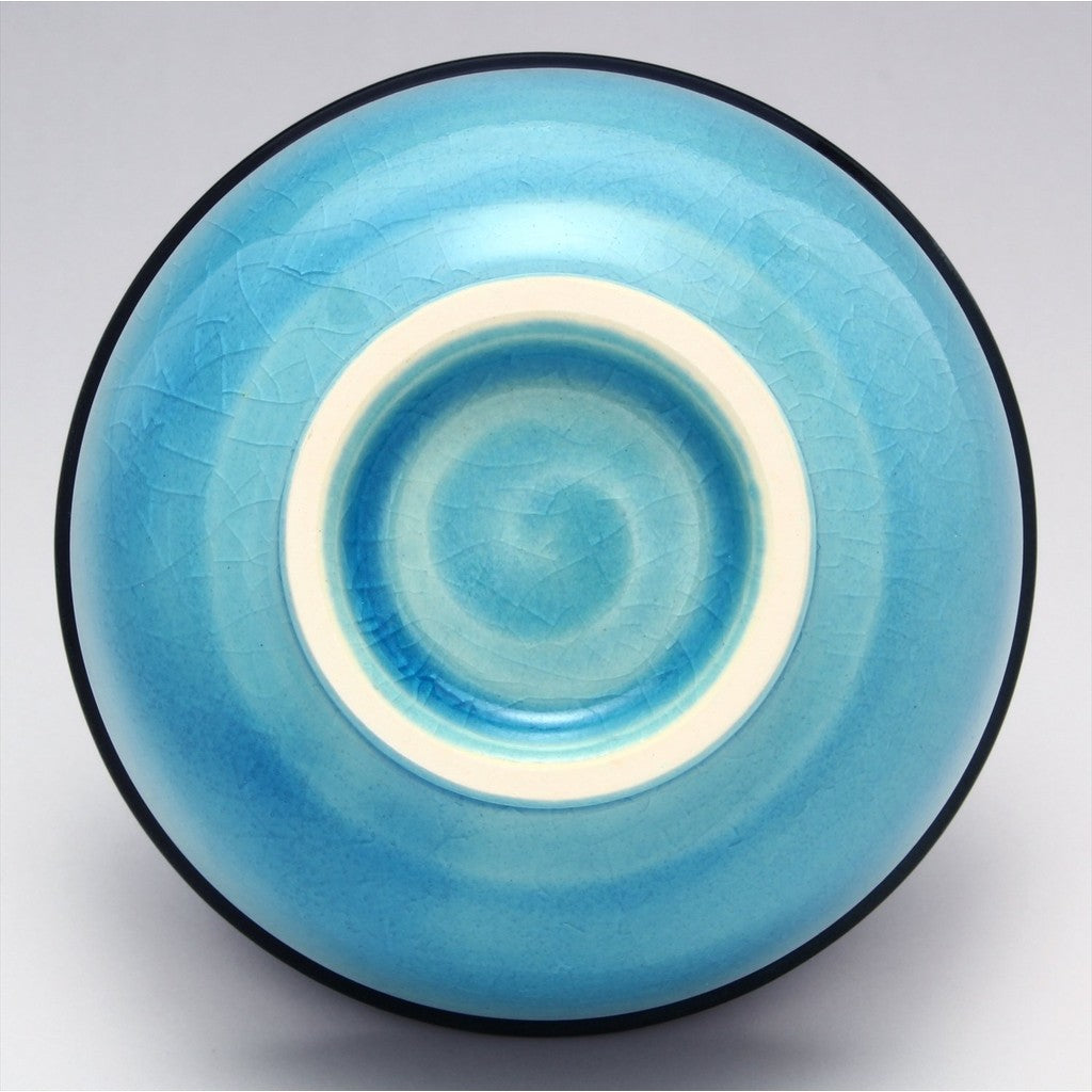 [made in japan]
Mino Ware Higashiyama Kiln "Turquoise Blue" Sencha Bowl Cup, Approx. Diameter 9cm x Height 5cm, Capacity 120ml, Japanese Tableware, Made in Japan 551-0065