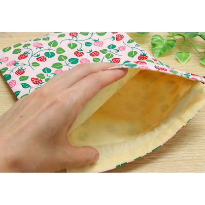 Kyoyu Made in Japan Goshuincho Drawstring Pouch Case for Goshuin Book Takehisa Yumeji Strawberry 18×26.5cm