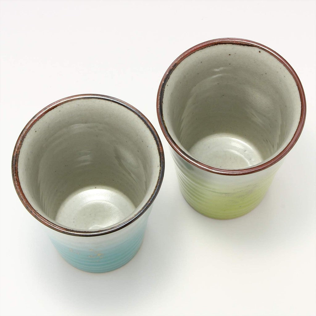 [Made in Japan] Kutani Porcelain Freestyle Cup - Sky Blue 32K19S1D