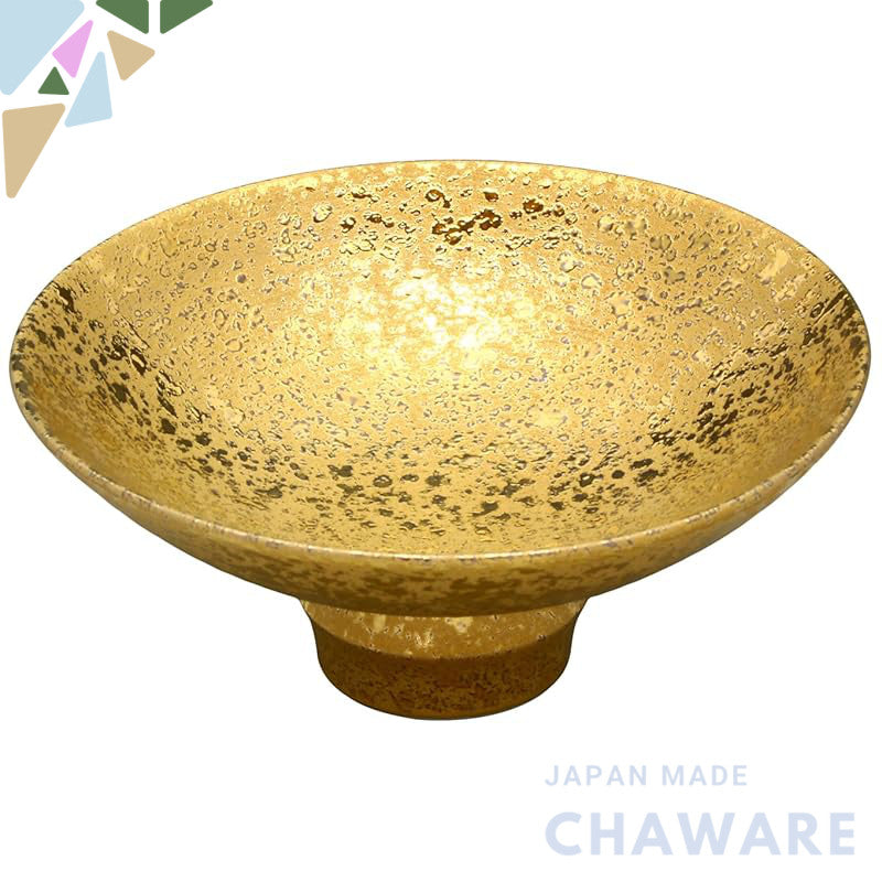 Arita Ware Taki Seiko Sake Cups - Gold & Silver Pattern, Various Sizes (Small & Medium), Japanese Made
