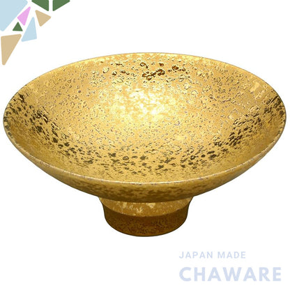 Arita Ware Taki Seiko Sake Cups - Gold & Silver Pattern, Various Sizes (Small & Medium), Japanese Made