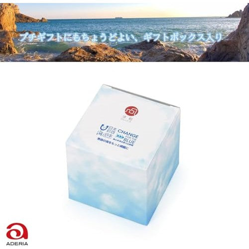 ADERIA Tsugaru Glass "Aomori no Umi" Sake Cup Pacific Ocean 85ml Made in Japan Gift Box Included Ochoko Guinomiy Japanese Sake Glass Glass Chill Sake Sake Set Tasting Sake Delicacy Container Gift Women Mother's Day Father's Day Couple Men Moving Celebrati
