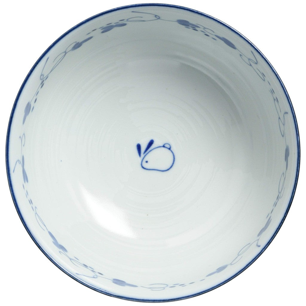 【made in japan】
Mino Ware Rabbit Pattern Bowl - 16.5 cm Diameter, 8.5 cm Height, Ideal for Ramen, Udon, and Soba. Microwave and Dishwasher Safe, Made in Japan, Model 133-61422. Perfect for Dining and Gifting!
