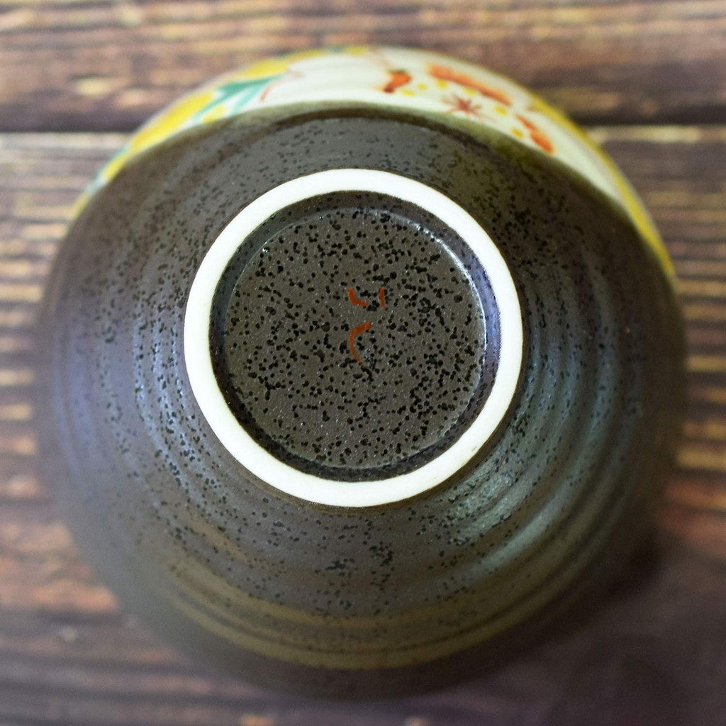 【made in japan】
Stylish Kutani Ceramic Rice Bowl for Tea, Elegant Floral Design in Yellow, Japanese Tableware, Premium Quality, Perfect for Birthdays, Milestone Celebrations, and Gifts