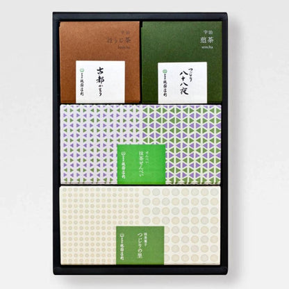Gion Tsujiri Tsujiri no Sato Matcha Senbei Sencha Tsujiri Hachijuhachiya Assortment Kyoto Matcha Sweets Gift