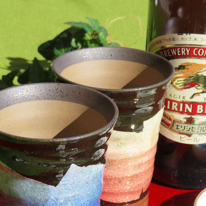 【made in japan】
Stylish Japanese Ceramic Beer Glass Set - Kutani Ware Pair with Silver Accents, Premium Quality Tableware for Wedding, Milestone Birthdays, Mother’s & Father’s Day Gifts, Made in Japan.